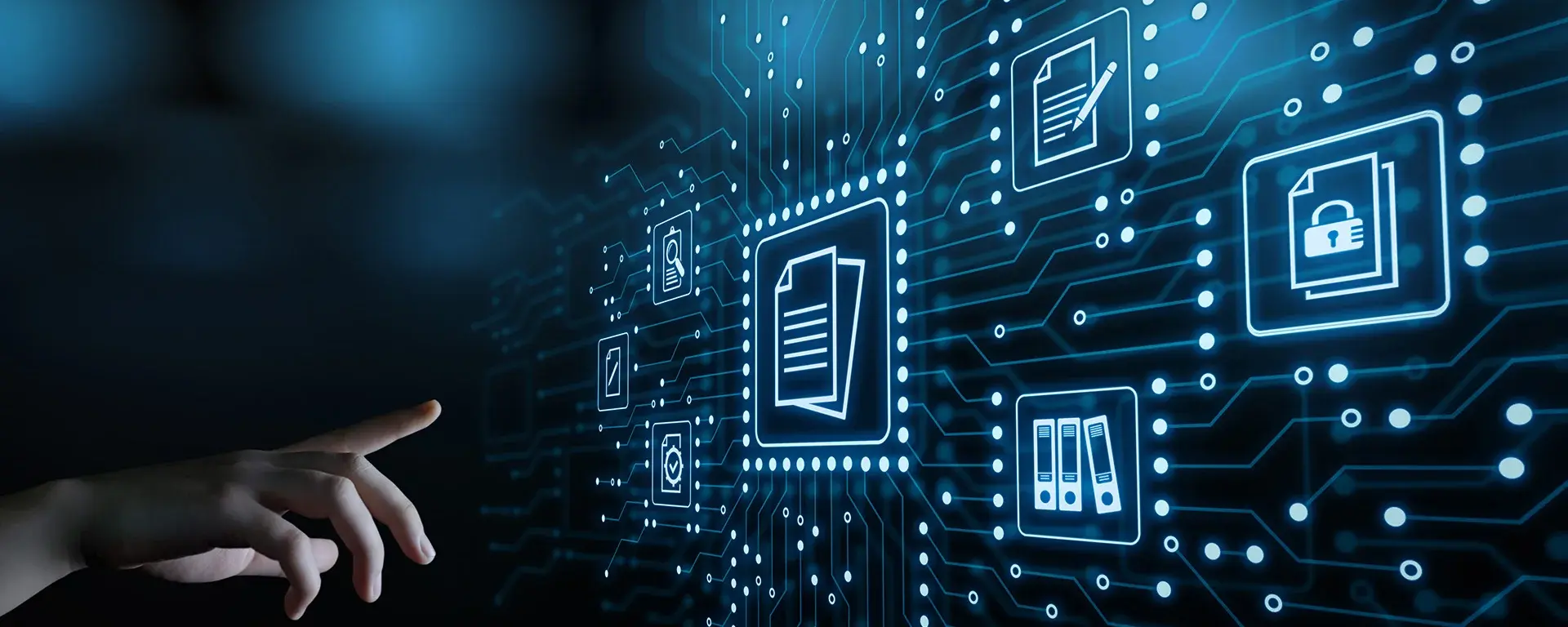 Verschiedene Elemente eines Managementsystems im Zusammenhang mit künstlicher Intelligenz