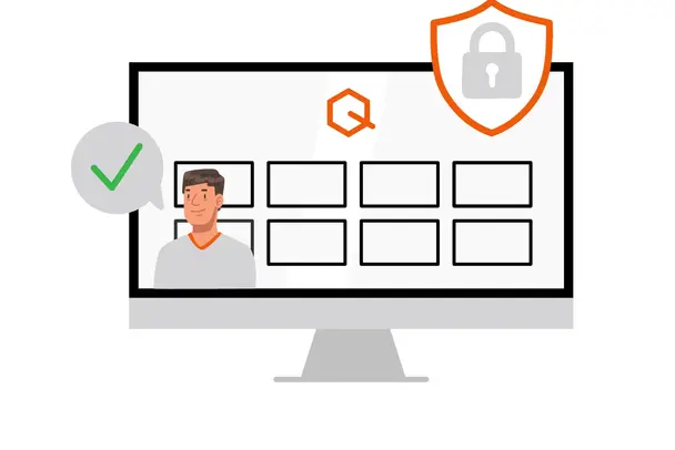 Informationssicherheit Illustration zu Software für Informationssicherheits-Management