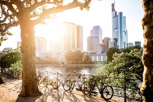 Babtec-Geschäftsstelle in Frankfurt am Main Blick auf Frankfurt am Main