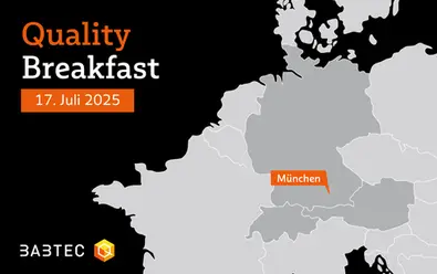 Quality Breakfast in München am 17.07.2025 Deutschlandkarte, darauf ist München markiert