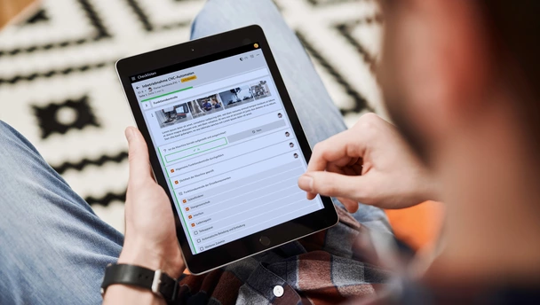Checklistenbearbeitung im Browser mit BabtecQ Go Checklisten werden im Browser mit BabtecQ Go digital bearbeitet