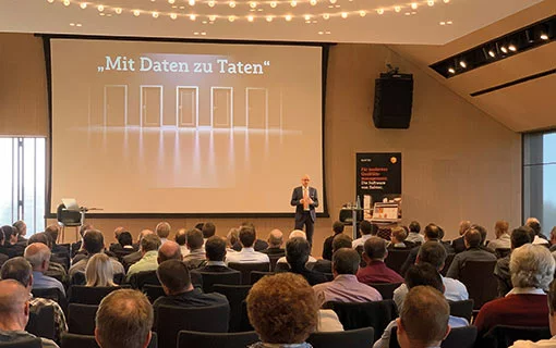 Lutz Krämer, Bereichsleiter Produkte bei Babtec, zeigte in seinem Vortrag die Handlungsfelder des digitalisierten Qualitätsmanagements auf.