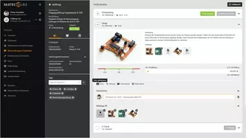Screenshot: "Warenprüfungen & Checklisten" im BabtecQube