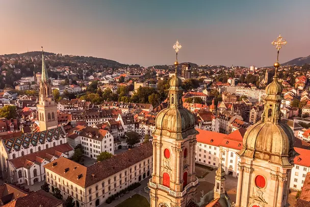 St. Gallen Blick auf St. Gallen