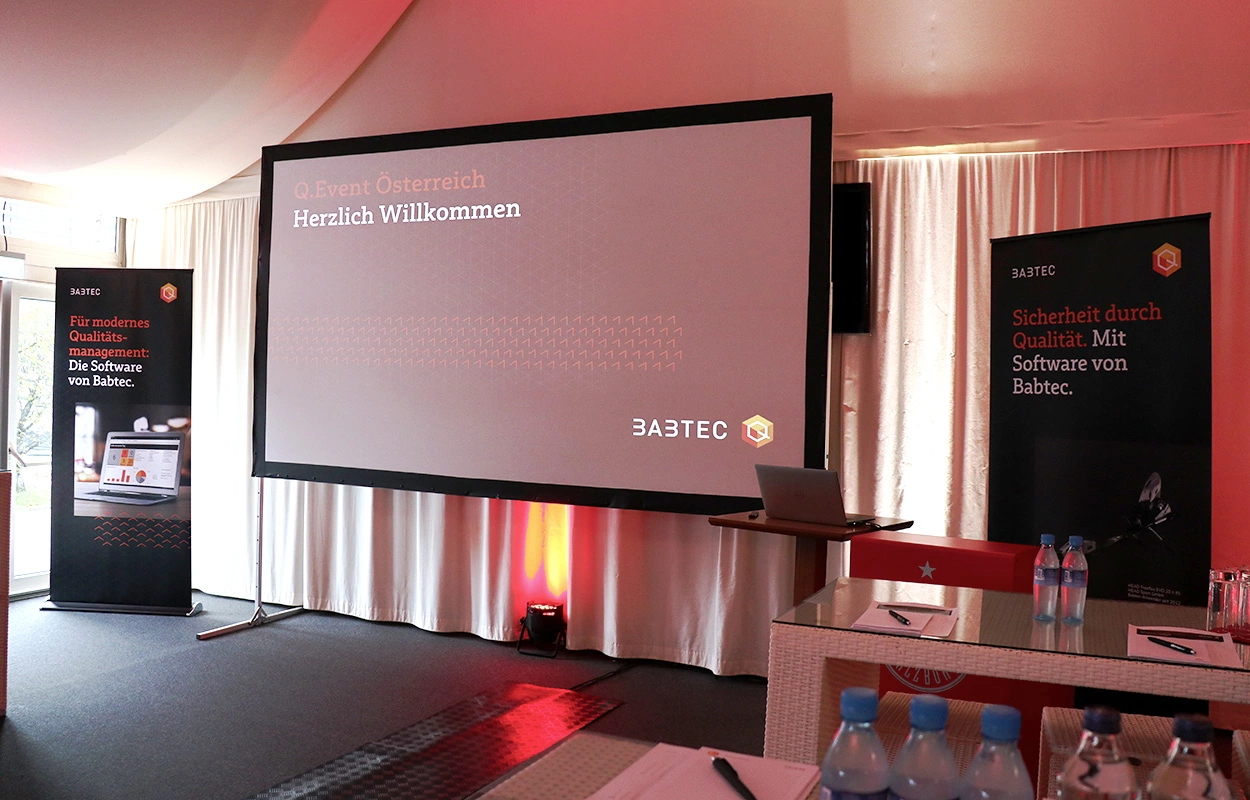 Bühne frei für jede Menge Qualitätsthemen beim Q.Event Österreich.