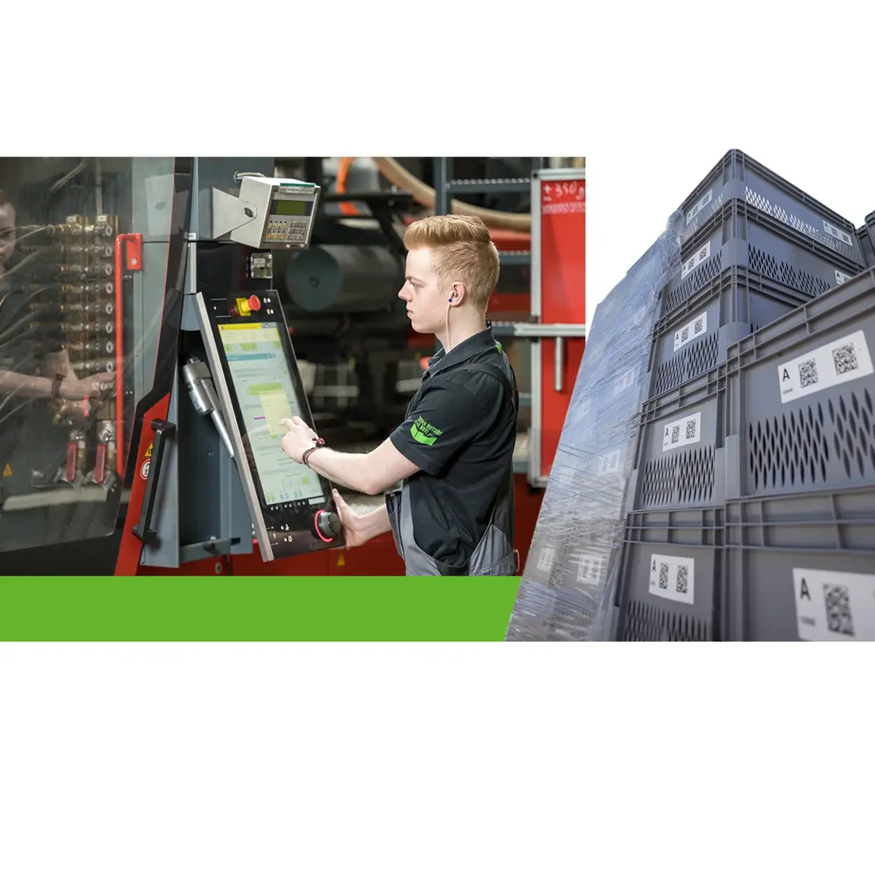 Collage, die Bilder der bekuplast GmbH enthält