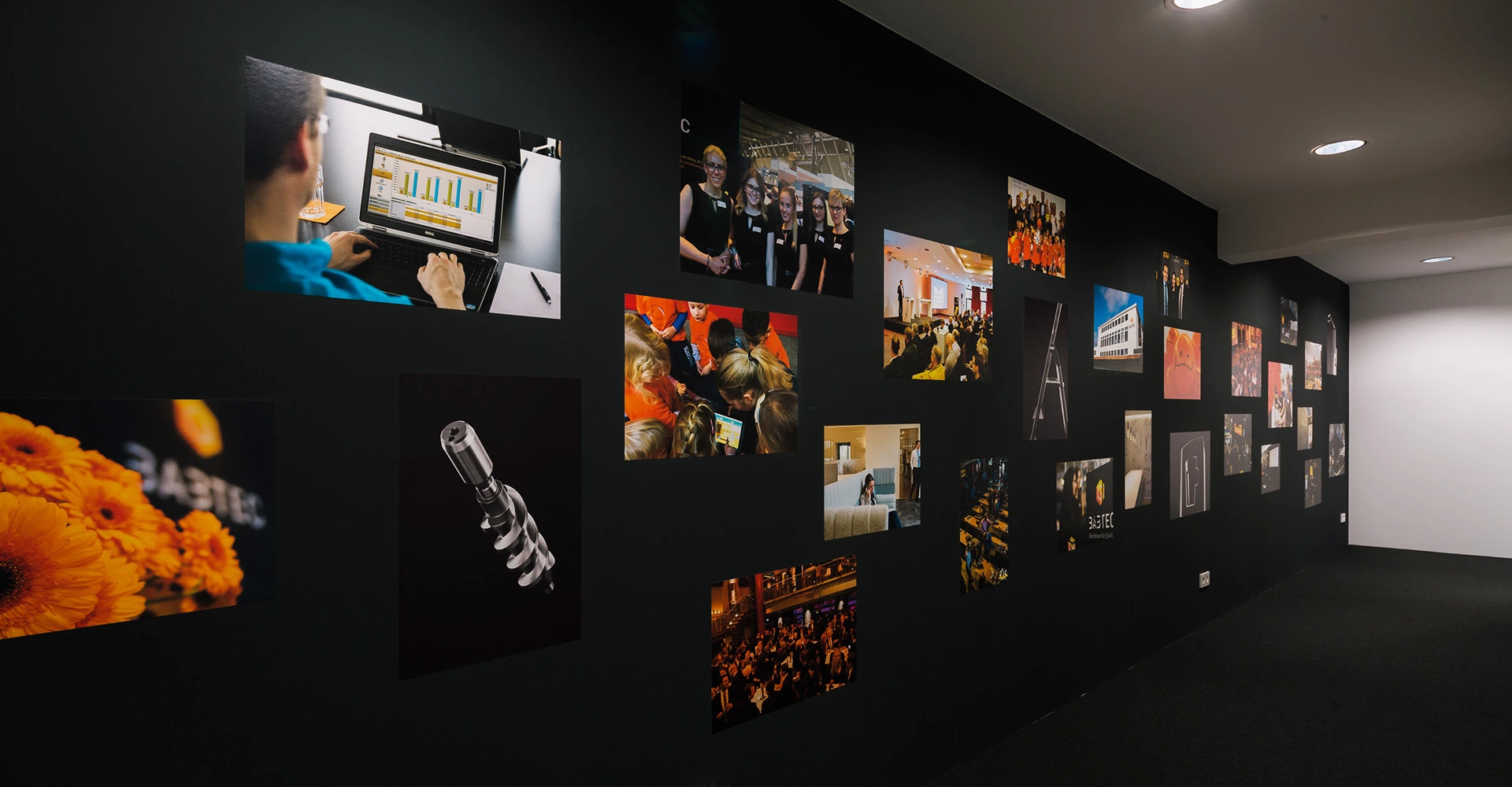 Wandgestaltung am Babtec-Standort in Wels