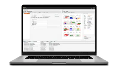 Audit Management in BabtecQ Laptop, darauf zu sehen das Audit Management in BabtecQ