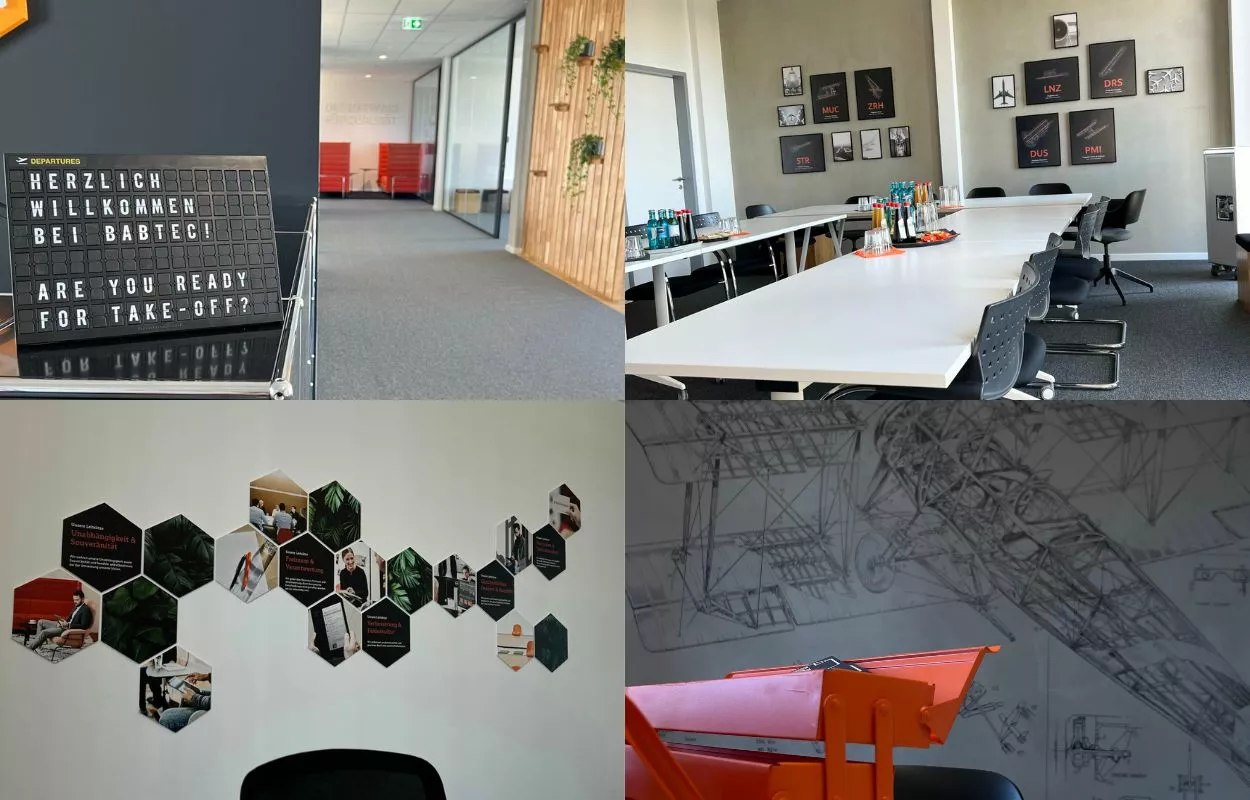 Interieur in der Geschäftsstelle