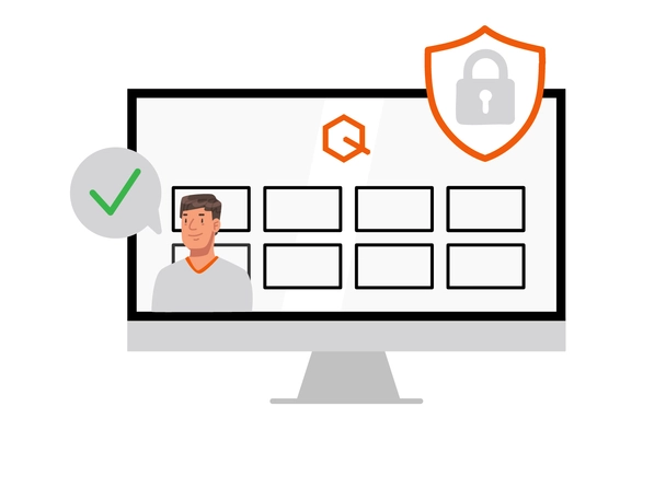Informationssicherheit Illustration zu Software für Informationssicherheits-Management