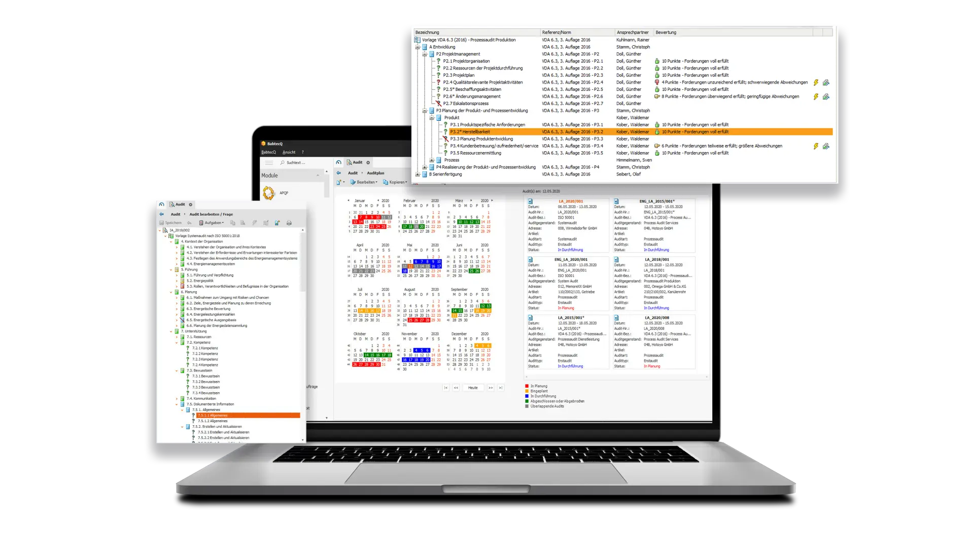 Audit-Managament in der QM-Software BabtecQ