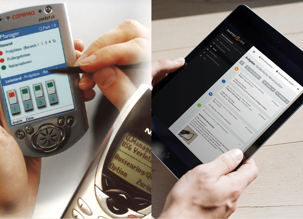 Technologischer Fortschritt in 30 Jahren Babtec 30 Jahre Babtec: Technologischer Fortschritt am Beispiel von mobiler Qualitätsarbeit