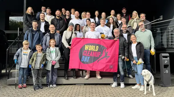 World Cleanup Day mit Babtec und Quality and Life Gruppenfoto vom World Cleanup Day mit Babtec und Quality and Life
