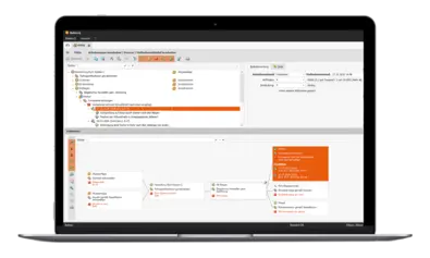 FMEA in BabtecQ Laptop, darauf zu sehen die FMEA in BabtecQ