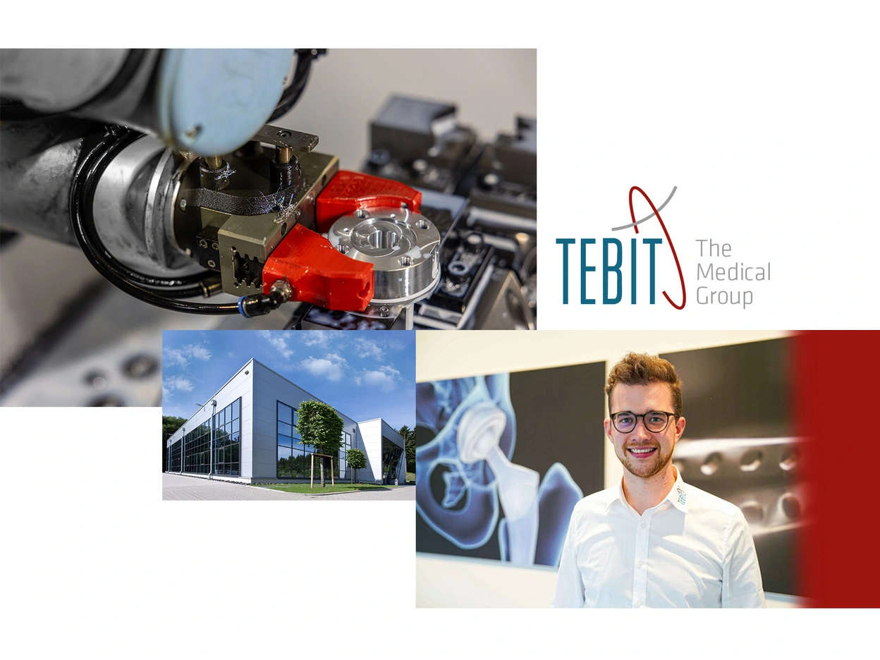 Autor Andreas Schürholz von TEBIT Andreas Schürholz von TEBIT und das Firmengebäude