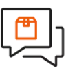 Austausch Icon: Sprechblasen