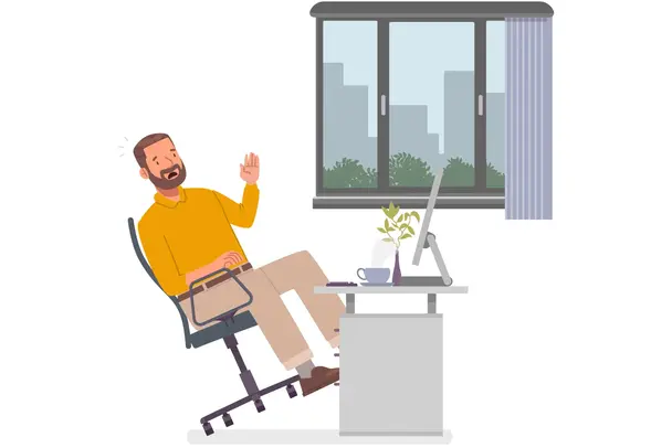 Visualisierung des Arbeitsschutzmanagements: Arbeitsunfall im Büro