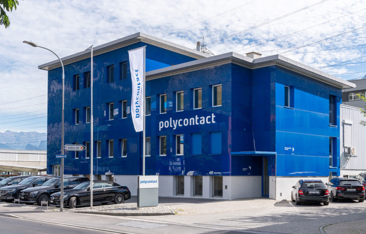 Firmengebäude der Polycontact AG