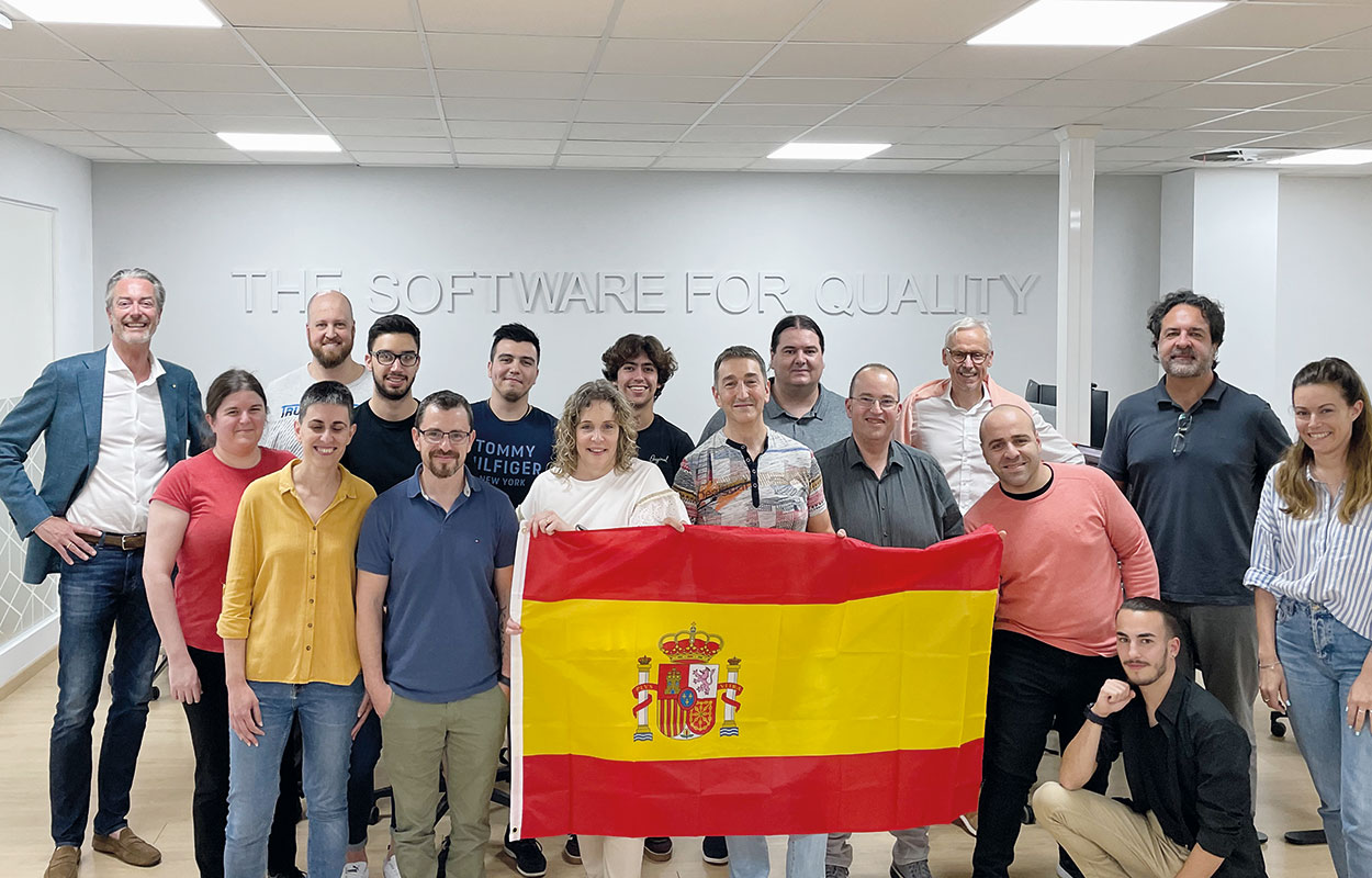 Group picture of the Spanish Babtec team