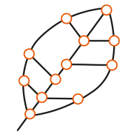 Icon leaf, networking